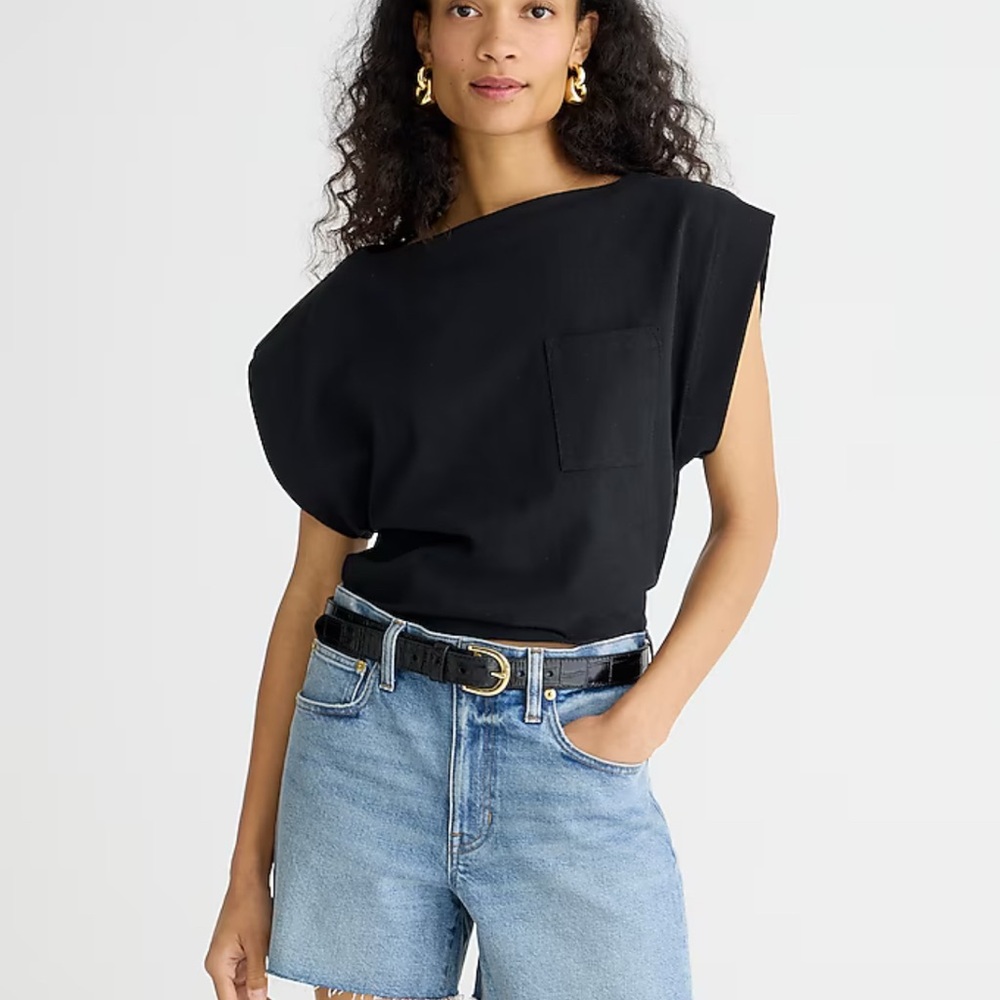 Jcrew High-rise denim short in Elliot wash